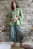 Hippie Shake Linen Blend Shirt Jacket Washed Lawn